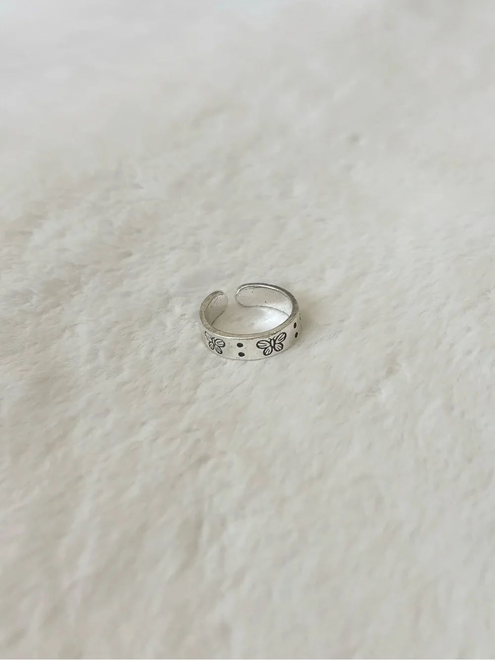 5/$15 🩷 MUST BUNDLE Silver Butterfly Ring
